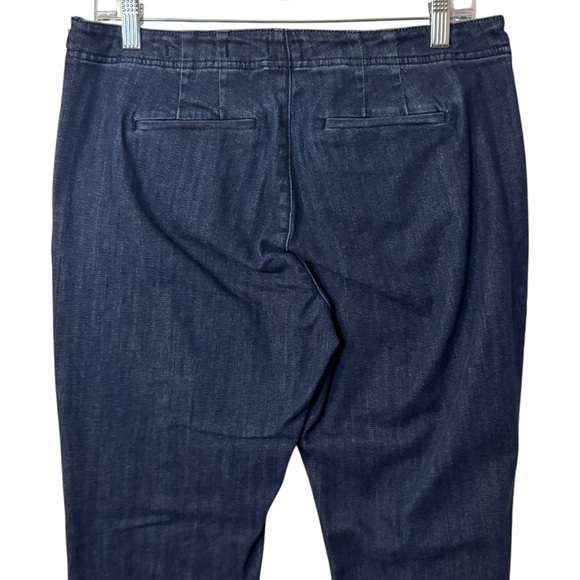 J Jill Denim Authentic Fit Front Slit Ankle Jeans Womens 10 with side zip - Picture 5 of 12